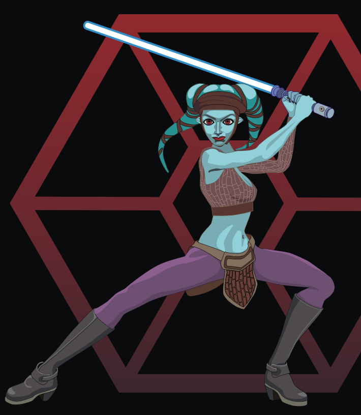 How to Draw Aayla Secura from Star Wars The Clone Wars