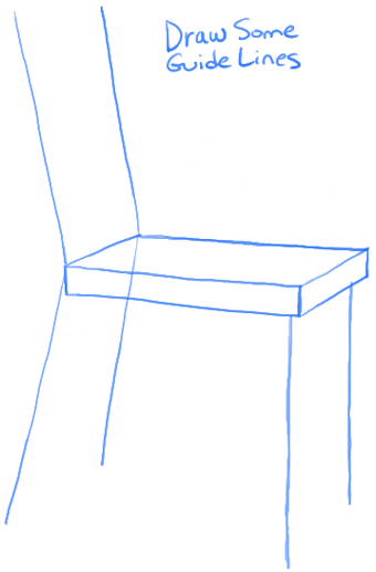 How to Draw a Chair in the Correct Perspective with Easy