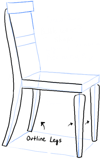 How To Draw A Chair In The Correct Perspective With Easy