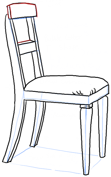 How To Draw A Chair In The Correct Perspective With Easy Steps How To Draw Dat