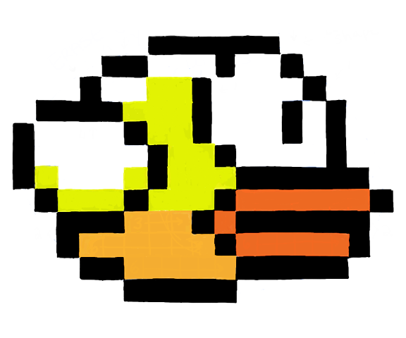 How to Draw Flappy Bird with Pixels in Easy Steps