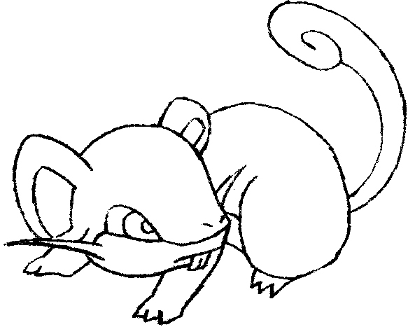 How to Draw Rattata from Pokemon with Easy Step by Step Drawing Tutorial
