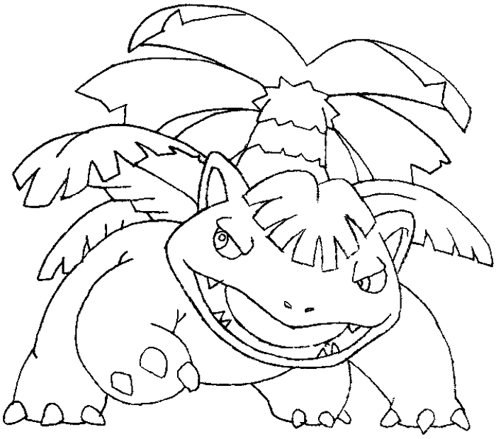 How to Draw Venusaur from Pokemon Step by Step Drawing Tutorial | How