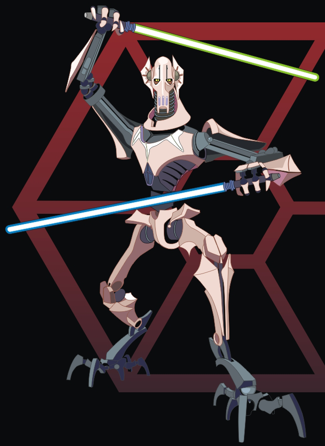 How to Draw General Grievous from Star Wars Step by Step Drawing Tutorial