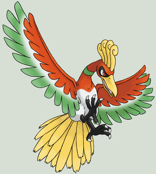 How to draw Ho-oh Pokemon  Avengers drawings, Drawings, Pokemon