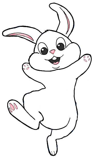 How to Draw the Easter Bunny Step by Step Drawing Tutorial for Kids