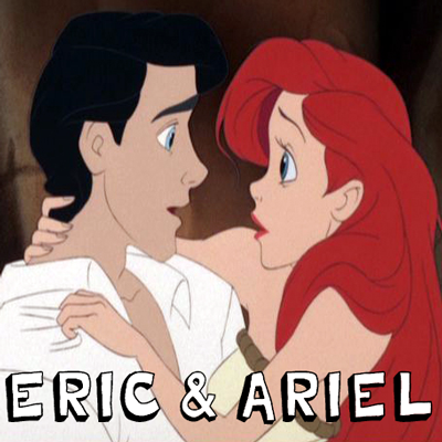 How to Draw Ariel and Eric from The Little Mermaid in Easy Steps Tutorial