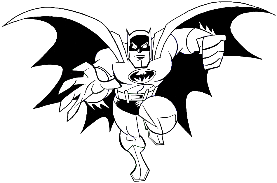 Finished Drawing of Batman from DC Comics