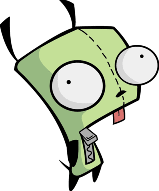Finished Drawing of Gir from Invader Zim