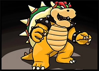 How to Draw Bowser
