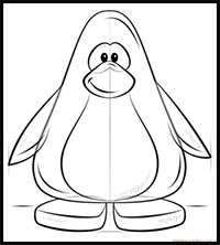 How to Draw Bambadee from Club Penguin