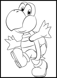 How to Draw Koopa Troopa from Super Mario