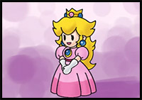 How to Draw Princess Peach