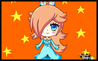 How to Draw Chibi Rosalina from Super Mario