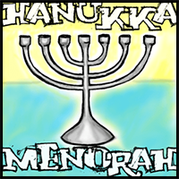 How to Draw Hanukkah Menorahs with Easy Step by Step Drawing Tutorial
