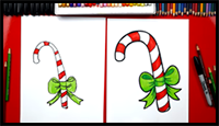 How to Draw a Candy Cane