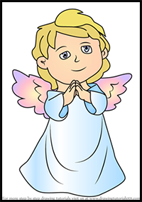 How to Draw Christmas Angel