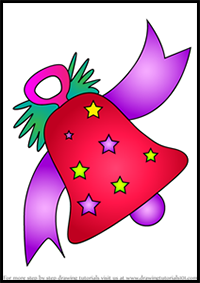 How to Draw Big Holiday Bell