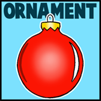 How to Draw Christmas Tree Ornaments with Easy Steps