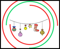 How to Draw Christmas Ornaments