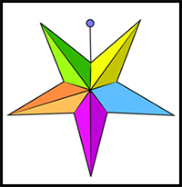 How to Draw Christmas Star