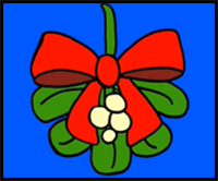 How Draw Painting Mistletoe