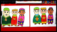 How to Draw the Three Wise Men – Nativity