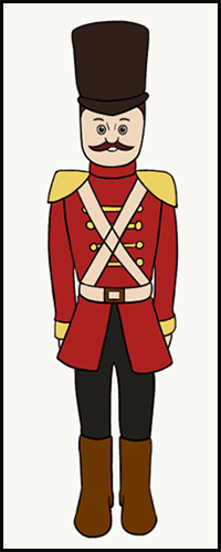 How to Draw a Nutcracker
