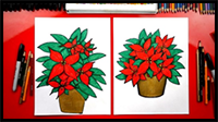 How to Draw a Poinsettia