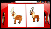 How to Draw a Reindeer