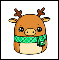 How to Draw a Reindeer Easy