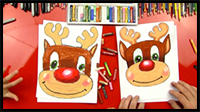 How to Draw Rudolph