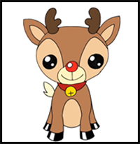 How to Draw Rudolph