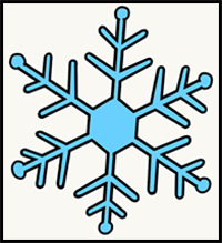 How to Draw a Snowflake