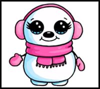 How to Draw Snowman