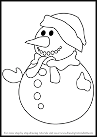 How to Draw Snowman