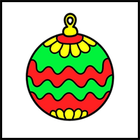 Christmas Ornament Drawing