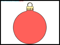 How to Draw a Christmas Ornament