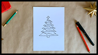 How to Draw a Christmas Tree Like a Pro With This Surprisingly Easy Method