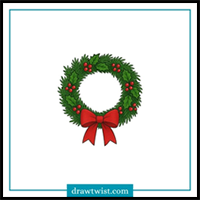How to Draw Christmas Wreath: Step-by-Step Guide