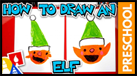How to Draw an Elf – Preschool