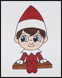 How to Draw Elf on the Shelf
