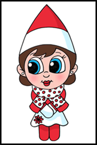 How to Draw Elf on the Shelf
