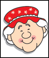 How to Draw Mrs. Claus