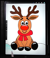 How to Draw Rudolph Reindeer Christmas Stuff