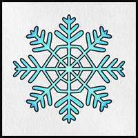 How to Draw a Snowflake