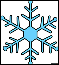 How to Draw a Snowflake