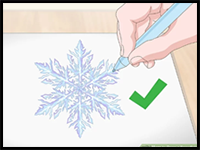 How to Draw a Snowflake