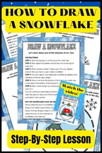 How to Draw a Snowflake with Pictures