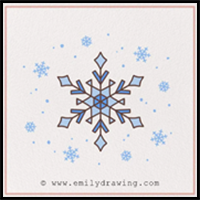 How to Draw a Snowflake